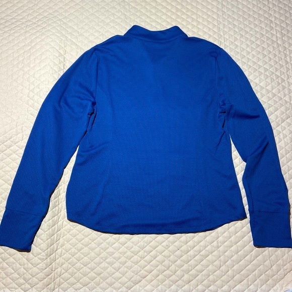 Tommy Bahama Active 1/4 Zip Top. Kangaroo Front Pocket. Like New. Blue. Large. - Picture 2 of 7